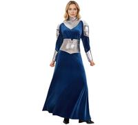 Raenseen Women Soldier Cosplay Costume Renaissance Dress | Renaissance Medieval Costume Dress,Warrior Medieval Gown,for Halloween Party,Floor Length,Ancient Roman Warrior Uniform