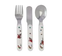Rätt Start Mumin children's cutlery set 3 pieces White