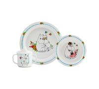 Rätt Start Mumin children's dinnerware set 3 pieces White
