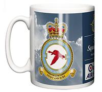 RAF 51 Squadron Ceramic Mug, Crest Motto, Waddington Base Station Royal Air Force