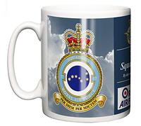 RAF 7 Squadron Ceramic Mug, Crest Motto, Odiham Base Station Royal Air Force