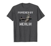 RAF Avro Lancaster Bomber T Shirt ww2 Plane Pilot T-Shirt, Men, Dark Heather Grey, 3X-Large