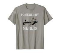 RAF Avro Lancaster Bomber T Shirt ww2 Plane Pilot T-Shirt, Men, Slate Grey, Medium