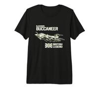 RAF Blackburn Buccaneer Jet Aircraft Tarpaulin British Legend Premium T-Shirt
