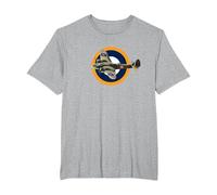 RAF Bristol Blenheim WW2 Bomber Plane T-Shirt, Men's Big and Tall, Heather Grey, 4X Tall