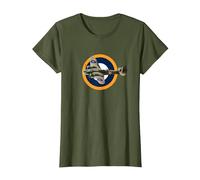 RAF Bristol Blenheim WW2 Bomber Plane T-Shirt, Women, Olive Green, X-Large