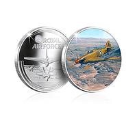 RAF Collection Silver Coin Medal Commemorative Hawker Hurricane The Tank Busters