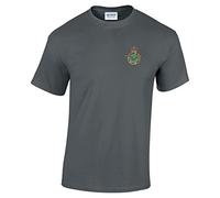 RAF Eagle Embroidered T-Shirt - Charcoal - X Large
