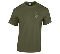 RAF Eagle Embroidered T-Shirt - Forest Green - Large