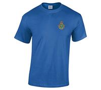 RAF Eagle Embroidered T-Shirt - Royal Blue - Large