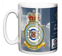 RAF II AC Squadron Ceramic Mug, Crest Motto, Lossiemouth Base Station Royal Air Force