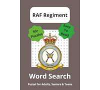 RAF Regiment Word Search: Big Word Search Books For Adults, Seniors & Teens. Puzzle Book, Easy To Read