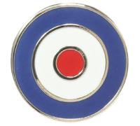 RAF Roundel Lapel Pin Badge In Velvet Pouch Or Gift Box With Free Engraving 293
