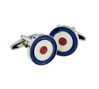 RAF Roundel MOD Design Cufflinks Presented in a Gift Bag