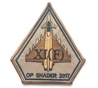 RAF Royal Air Force 11 Squadron OP Shader 2017 - SPEARHEAD Embroidered Patch
