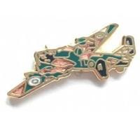 RAF Royal Air Force Halifax Military Enamel Lapel Pin Badge