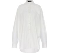 Raf Simons mesh-insert shirt - White 34-36