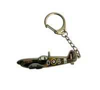 RAF Spitfire MK Va Aircraft Metal Keyring, WWII Military Collectible, 3D Design