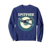RAF Spitfire Plane War Aircraft WW2 Airplane Men Boys Kids Sweatshirt