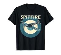 RAF Spitfire Plane War Aircraft WW2 Airplane Men Boys Kids T-Shirt