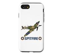 RAF Spitfire WW2 Fighter Plane Flag UK British Military Case for iPhone SE (2020) / 7/8