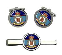 RAF Station Coningsby Cufflinks and Tie Clip Set