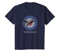 RAF Tornado Bomber GR1 GR3 GR4 F3 Roundel T Shirt T-Shirt, Youth, Navy Blue, 2T
