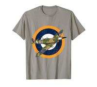 RAF UK Military Spitfire WW2 Fighter Plane British Legend T-Shirt