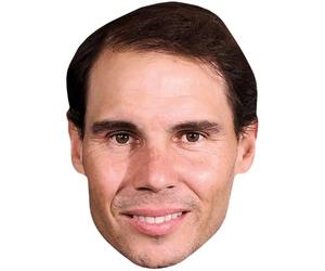 Rafael Nadal (Stubble) Celebrity Mask, Flat Card Face, Fancy Dress Mask