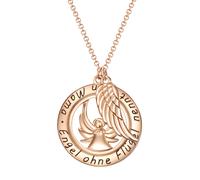 Rafaela Donata Womens Female Brass Necklace - Rose Gold - Size 40cm