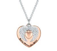 Rafaela Donata Womens Female Brass Necklace - Silver & Rose Gold - Size 40cm