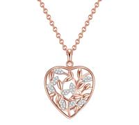 Rafaela Donata Womens Female Sterling Silver Necklace - Rose Gold - Size 40cm
