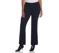 Rafaella Women's Curvy Fit Gabardine Bootcut Dress Pants, Navy, 12 Short