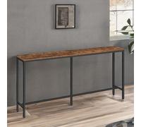 Rafaelo Mobilia 180CM Wide Narrow & Slim Console Table For Hallway, Brown