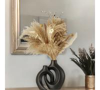 Rafaelo Mobilia 2PC Black Ceramic Vases Rafaelo Mobilia Black