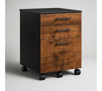 Rafaelo Mobilia 3 Drawer Filing Storage Cabinet Home Office