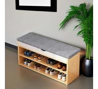 Rafaelo Mobilia 3 Tier Shoe Storage Bench With Seat & Storage