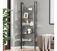 Rafaelo Mobilia 5 Tier Wall Mounted Storage Ladder Shelf For Living Room