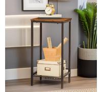 Rafaelo Mobilia Bedside Table With Adjustable Mesh Shelf