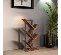 Rafaelo Mobilia Desk Tree Bookshelf in Brown Rafaelo Mobilia Brown