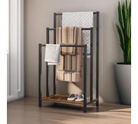 Free Standing Towel Rail Rafaelo Mobilia Brown One Size