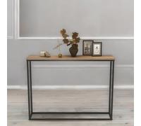 Rafaelo Mobilia Freestanding Slim Hallway Console Table Rustic in Brown Rafaelo Mobilia Brown