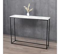 Rafaelo Mobilia Freestanding Slim Hallway Console Table White Rafaelo Mobilia White