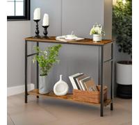 Rafaelo Mobilia Console Table With 2 Shelves, Brown