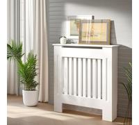Rafaelo Mobilia Modern Radiator Cover With Shelf Hallway Furniture in White Rafaelo Mobilia White