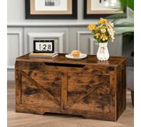 Rafaelo Mobilia Storage Bench with Lid, Brown