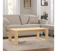 Rafaelo Mobilia Rectangular Coffee Table Living Room Furniture in Brown Rafaelo Mobilia Brown