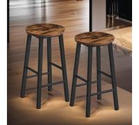 Rafaelo Mobilia Set Of 2 Bar Stools 65Cm Height