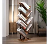Rafaelo Mobilia Tree Book Shelf in Brown Rafaelo Mobilia Brown