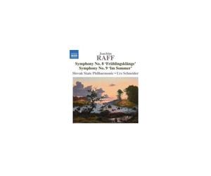 RAFF/SLOVAK STATE PHILHARMONIC ORCHESTRA: SYMPHONIES NOS. 8 FRUHLINGSKLANGE - CD